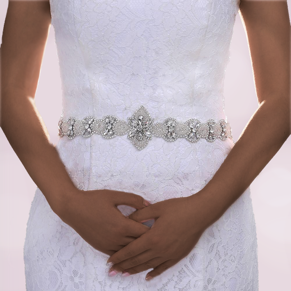 silver diamond belt for dress Handmade diamond belt for bride Luxury rhinestone bridesmaid dress girdle photos shooting ribbon bling sashes