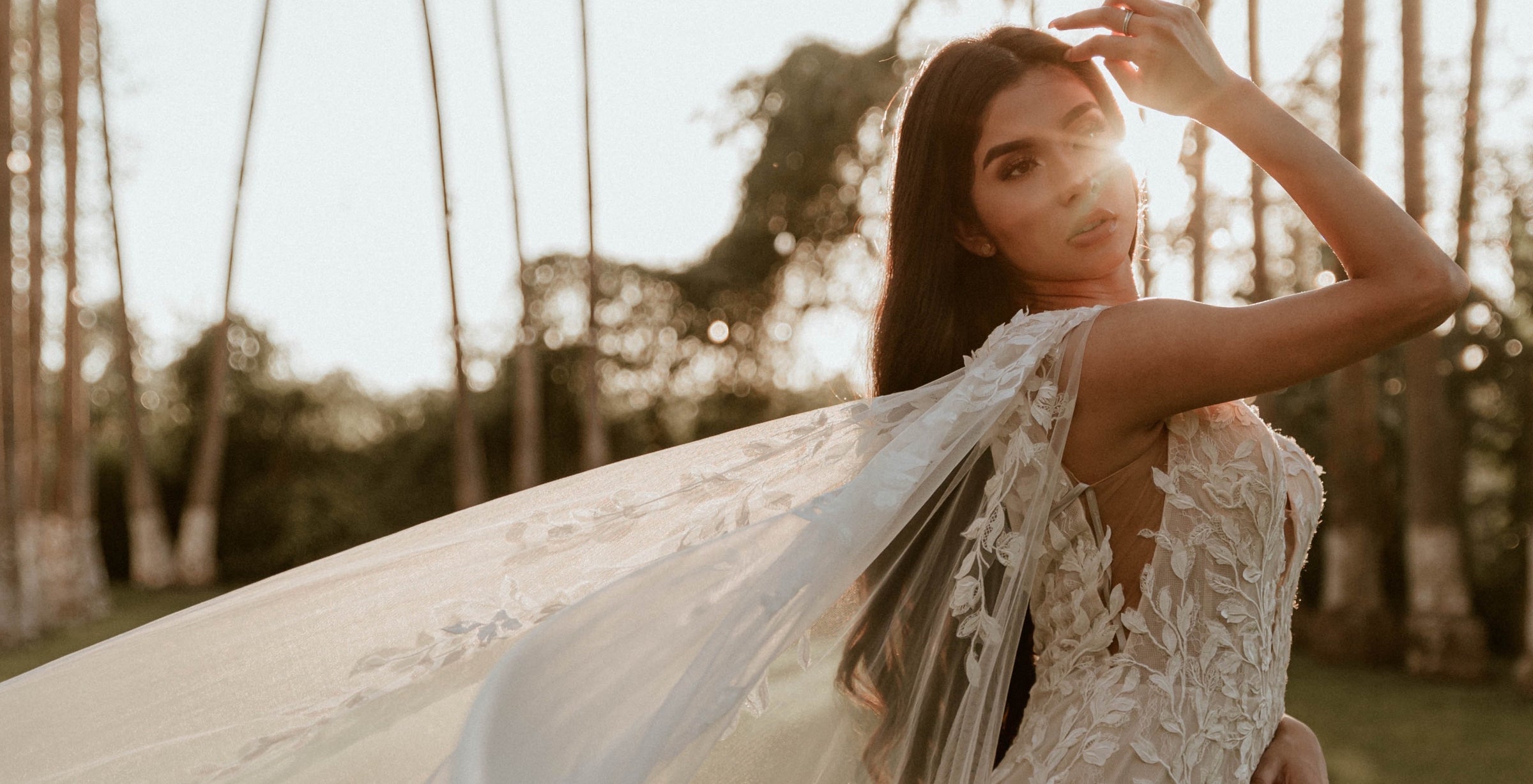 wedding photo of bride in wedding dress