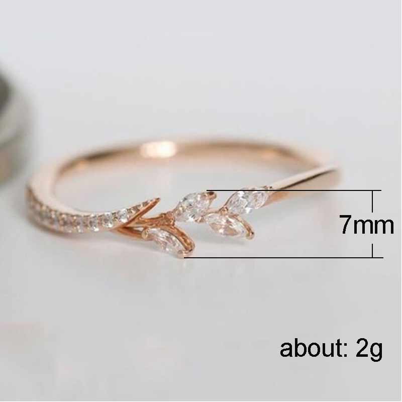 Dainty Rose Gold Plated Ring