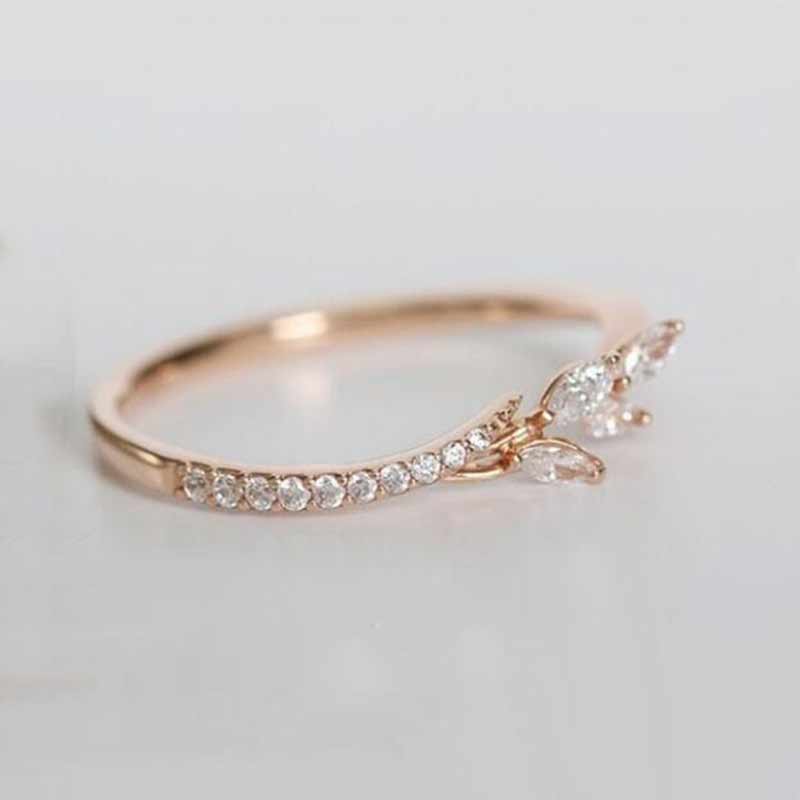 Dainty Rose Gold Plated Ring