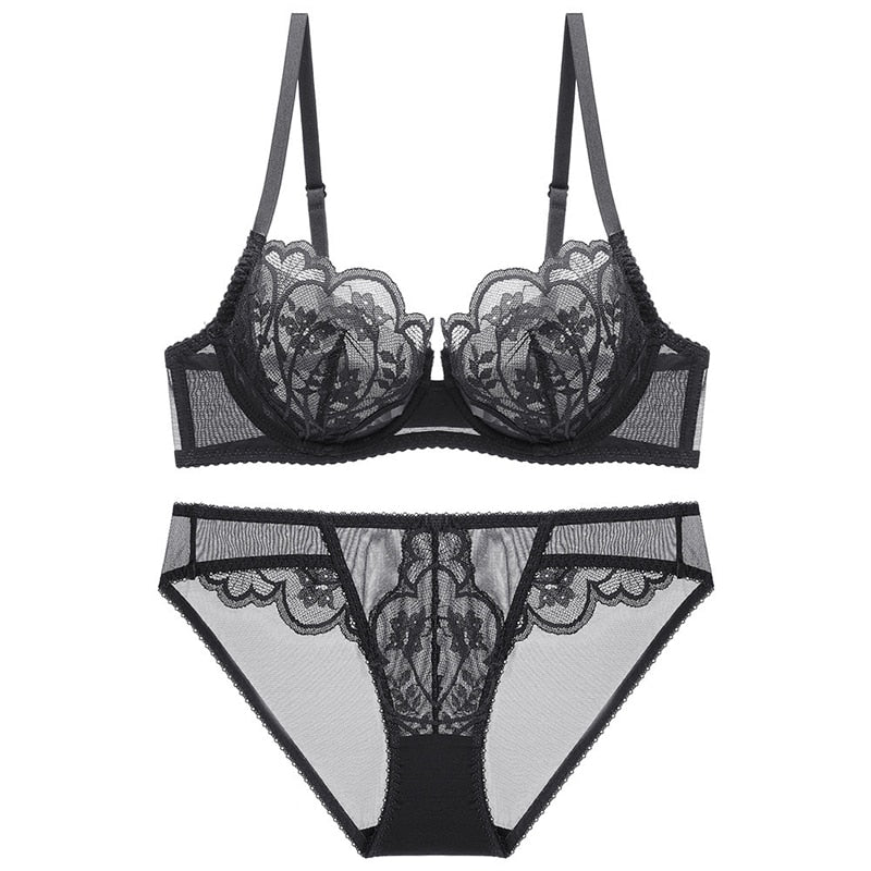 Carmen Petal Lace Brassiere Lingerie Set