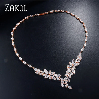 Kaia Luxury Crystal Bridal Necklace