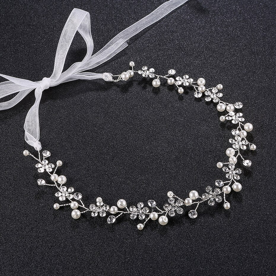 Millie Pearl & Crystal Bridal Headband