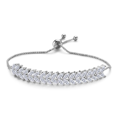 Jillian Adjustable CZ Bracelet