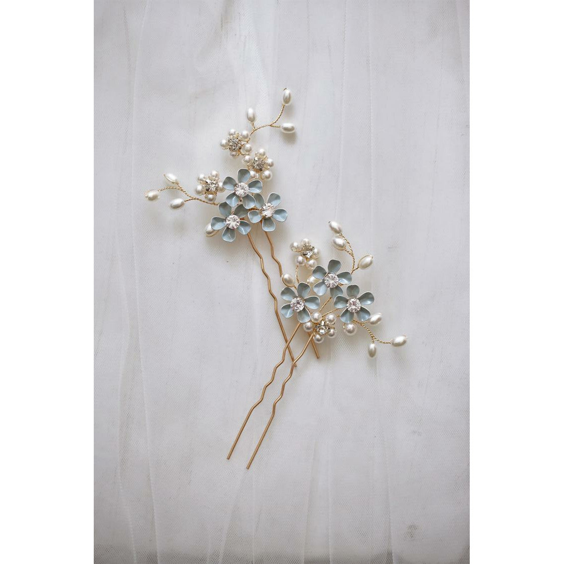 Charlotte Soft Pearl Hair Pin Set (3 piece)