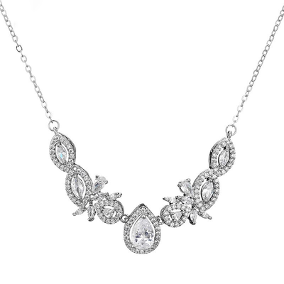 Alyssa CZ Bridal Necklace