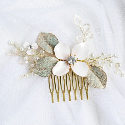 Clara Soft Opal Hair Comb/Hair Pin