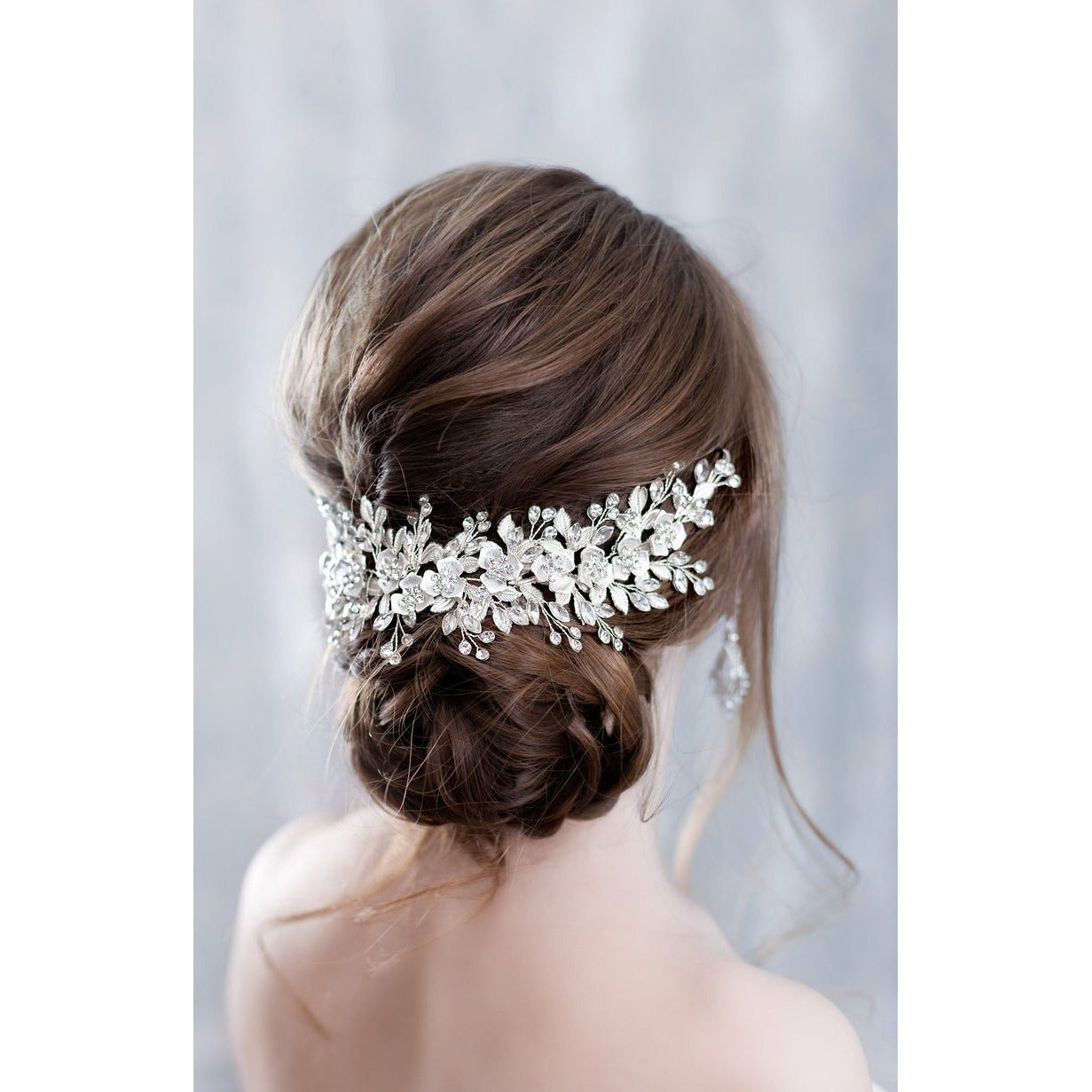 Bridget Flower Crystal Wedding Headband