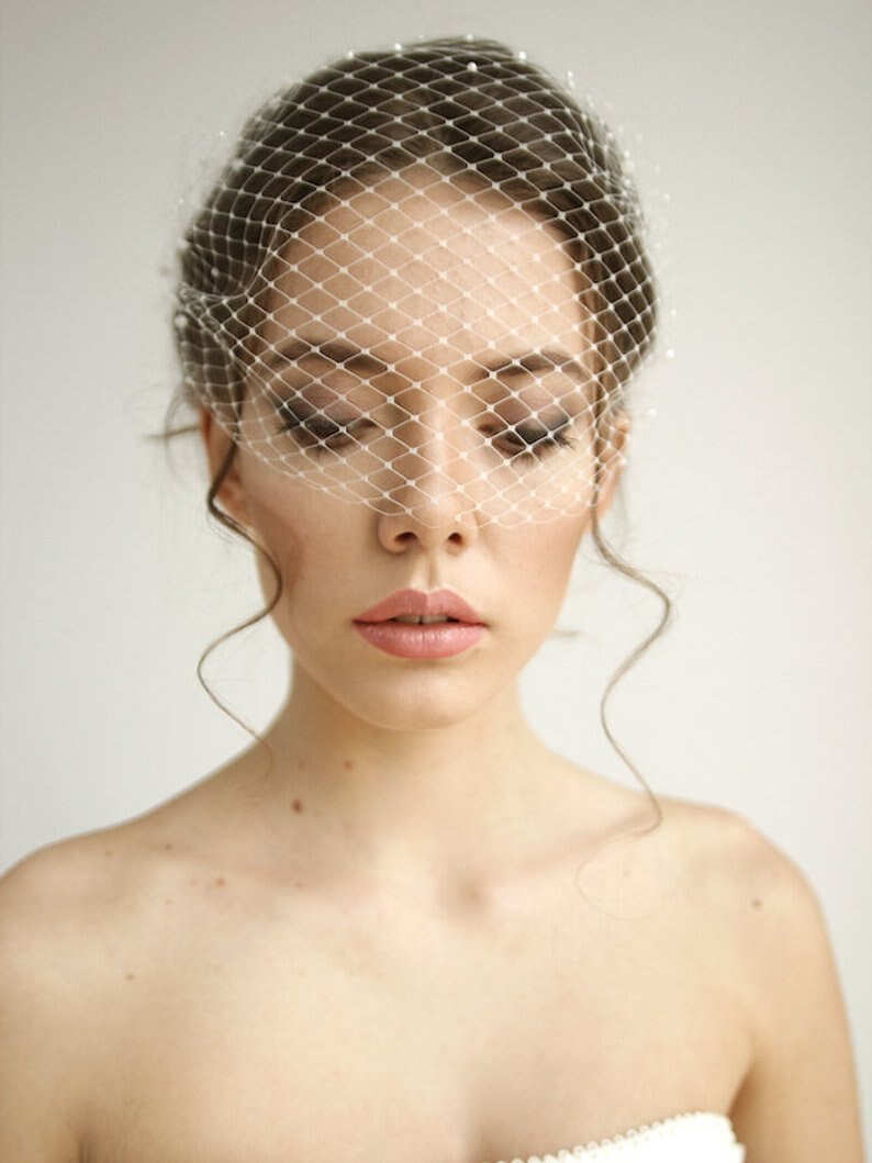 Shai Simple Birdcage Blusher Veil