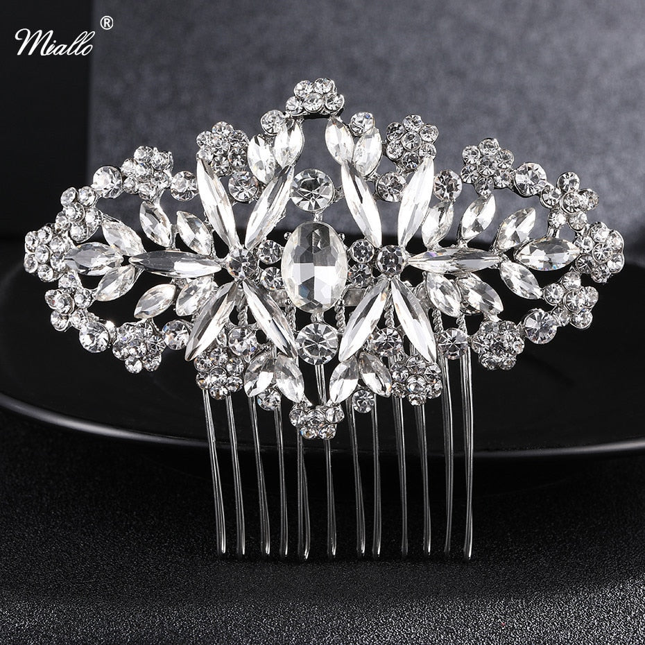 Hannah Crystal Wedding Comb