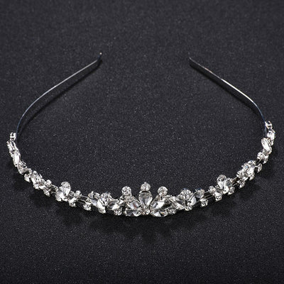 Samantha Crystal Cluster Wedding Headband