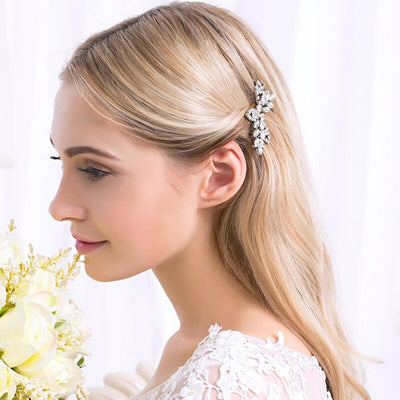 Megan Crystal Bridal Clip Mini