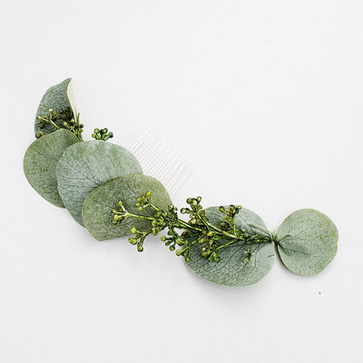 Brinley Eucalyptus Greenery Hair Comb