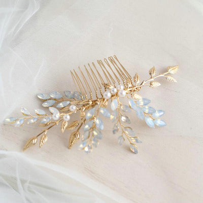 Ophelia Vintage Gold Vine Bridal Hair Combs/Hair Pins