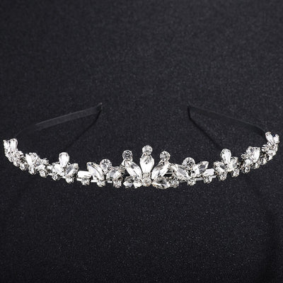 Samantha Crystal Cluster Wedding Headband