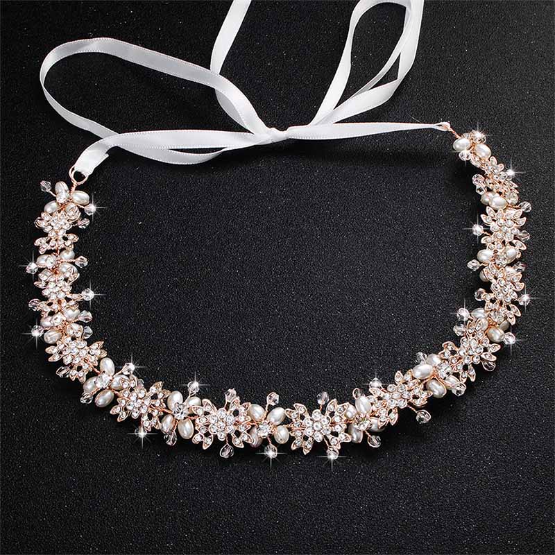 Simone Luxury Pearl Bridal Headband