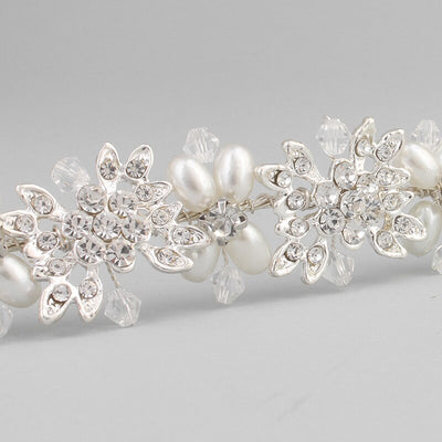 Simone Luxury Pearl Bridal Headband