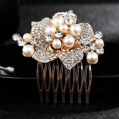 Viviana Vintage Rhinestone Wedding Hair Comb