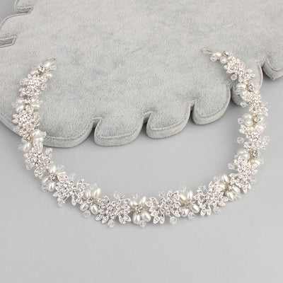 Simone Luxury Pearl Bridal Headband