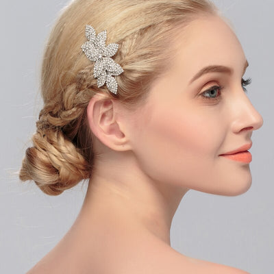 Halle Crystal Ball Hair Comb-Silver/Gold/Rose Gold