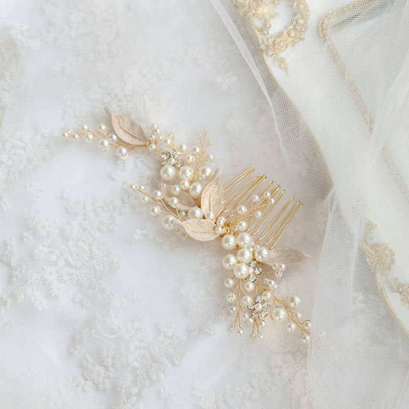 Opaline Soft Pearl Bridal Hair Comb