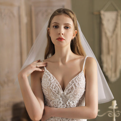 Ana Classic Elbow Length Bridal Veil