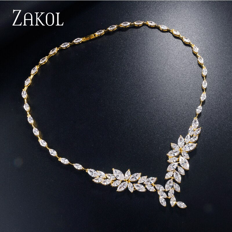 Kaia Luxury Crystal Bridal Necklace