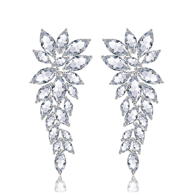 Luxury Marquise Bridal Earrings