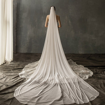 Audrey Luxury Chapel Wedding Bridal Veil