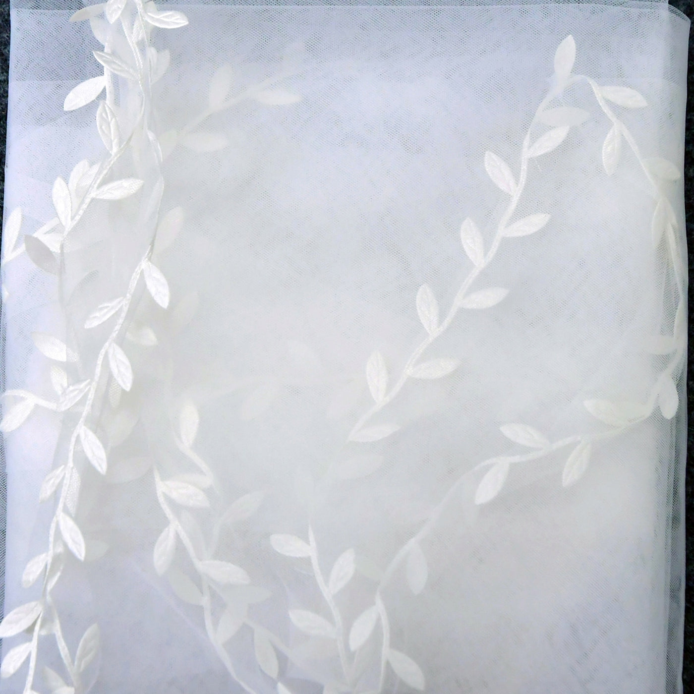 Alex Floral Lace Vine Edge Wedding Veil