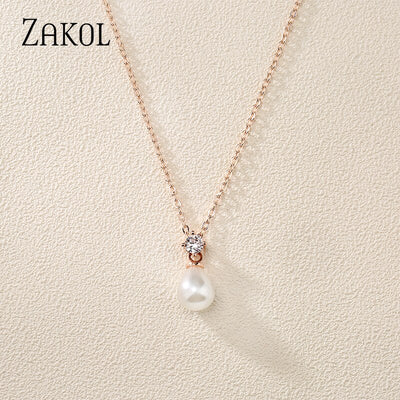 Rosalie Freshwater Pearl Pendant Necklace