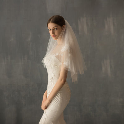 Demi Delicate Stitch Bridal Veil