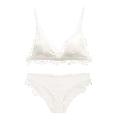 Chanel Silk Seashell Lace Honeymoon Lingerie Set