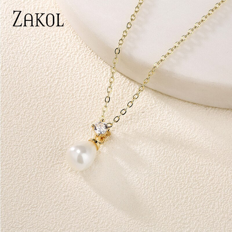 Rosalie Freshwater Pearl Pendant Necklace