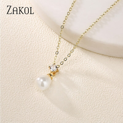 Rosalie Freshwater Pearl Pendant Necklace