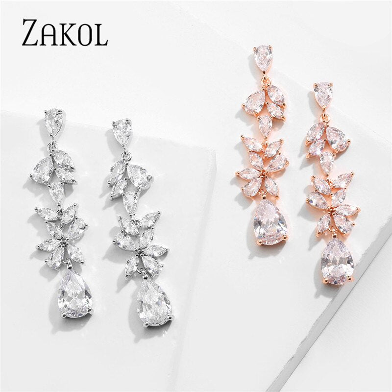 Glam Chandelier Wedding Earrings