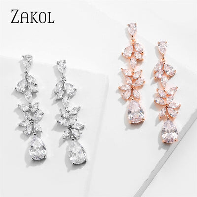 Glam Chandelier Wedding Earrings