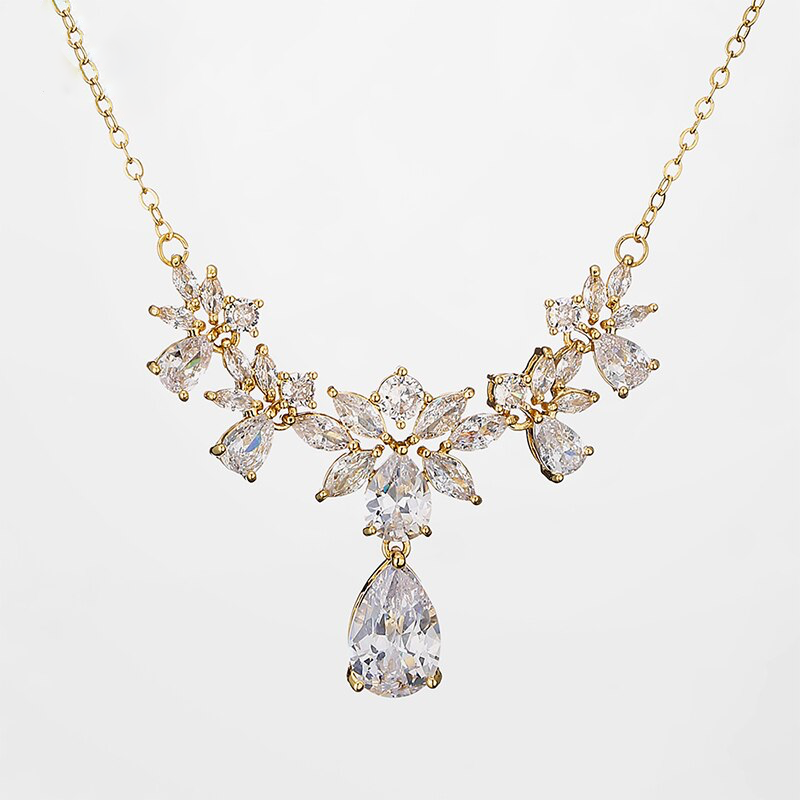 Darla Crystal Wedding Necklace