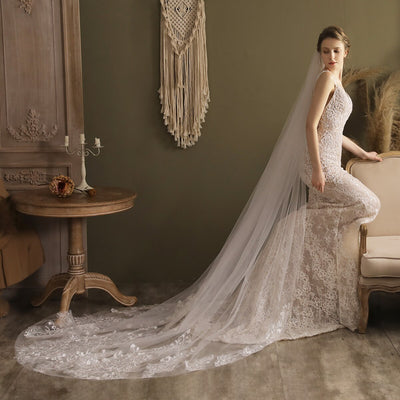 Thea Cathedral Lace Bridal Veil