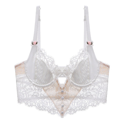 Eloise French Embroidered Lace Bridal Bralette