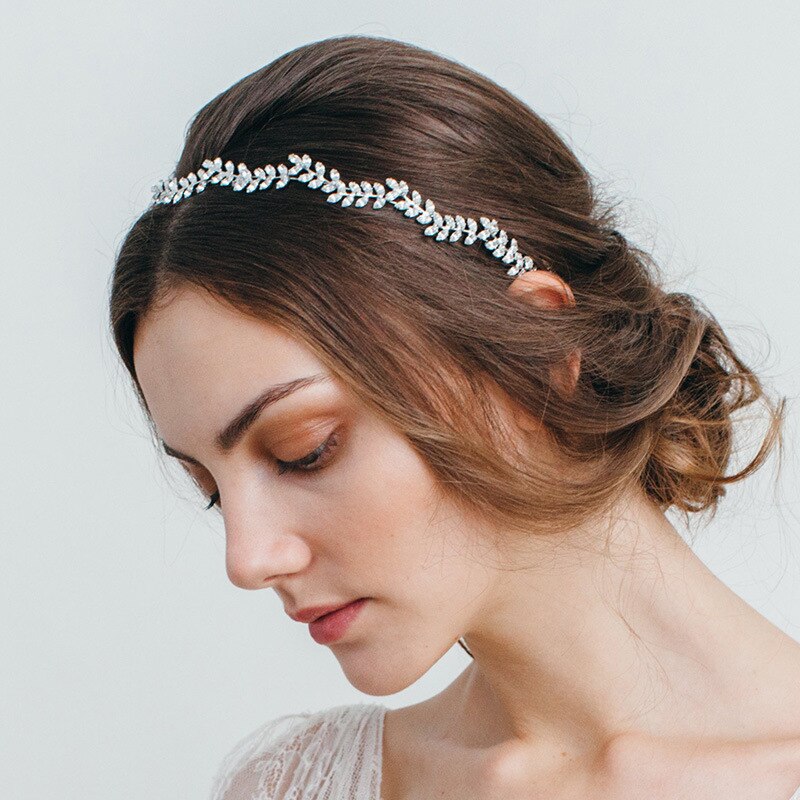 Novalee Silver Vine Leaf Headbands