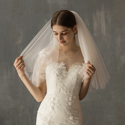 Demi Delicate Stitch Bridal Veil