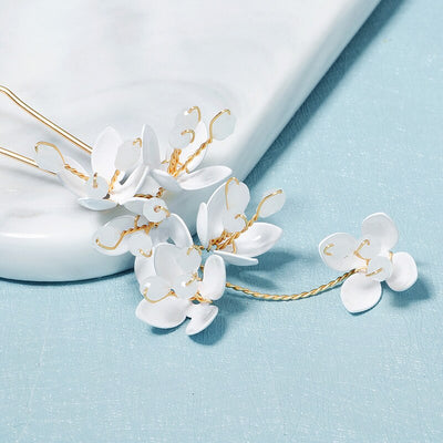 Chloe Delicate Lily Hair Pin Set (3 Piece)