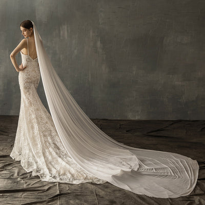 Audrey Luxury Chapel Wedding Bridal Veil