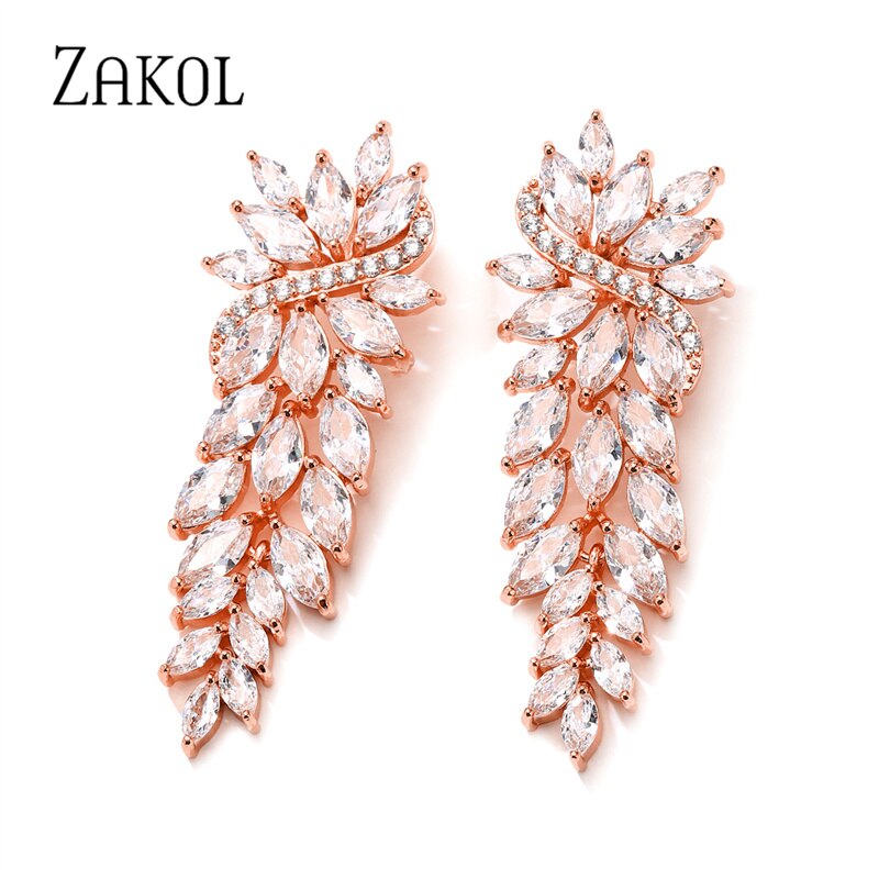 Glamour Crystal Bridal Earrings