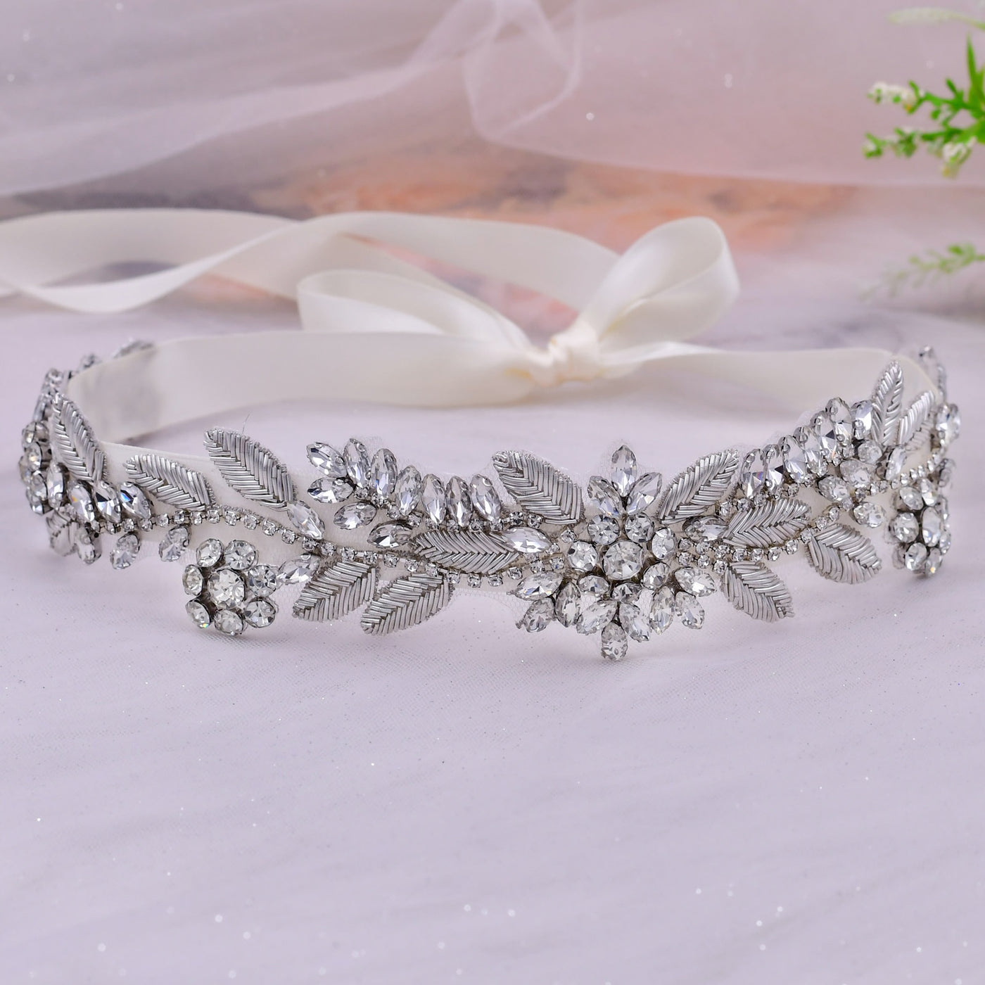 Cameron Luxury Couture Rhinestone Bridal Belt