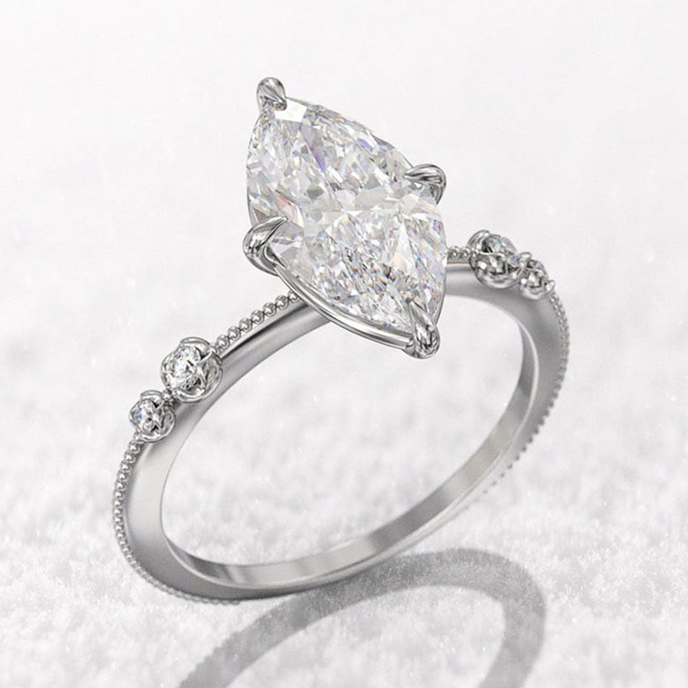 Crystal Marquise Stone Cocktail Ring