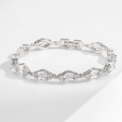 Bridget Crystal Clasp Bracelet